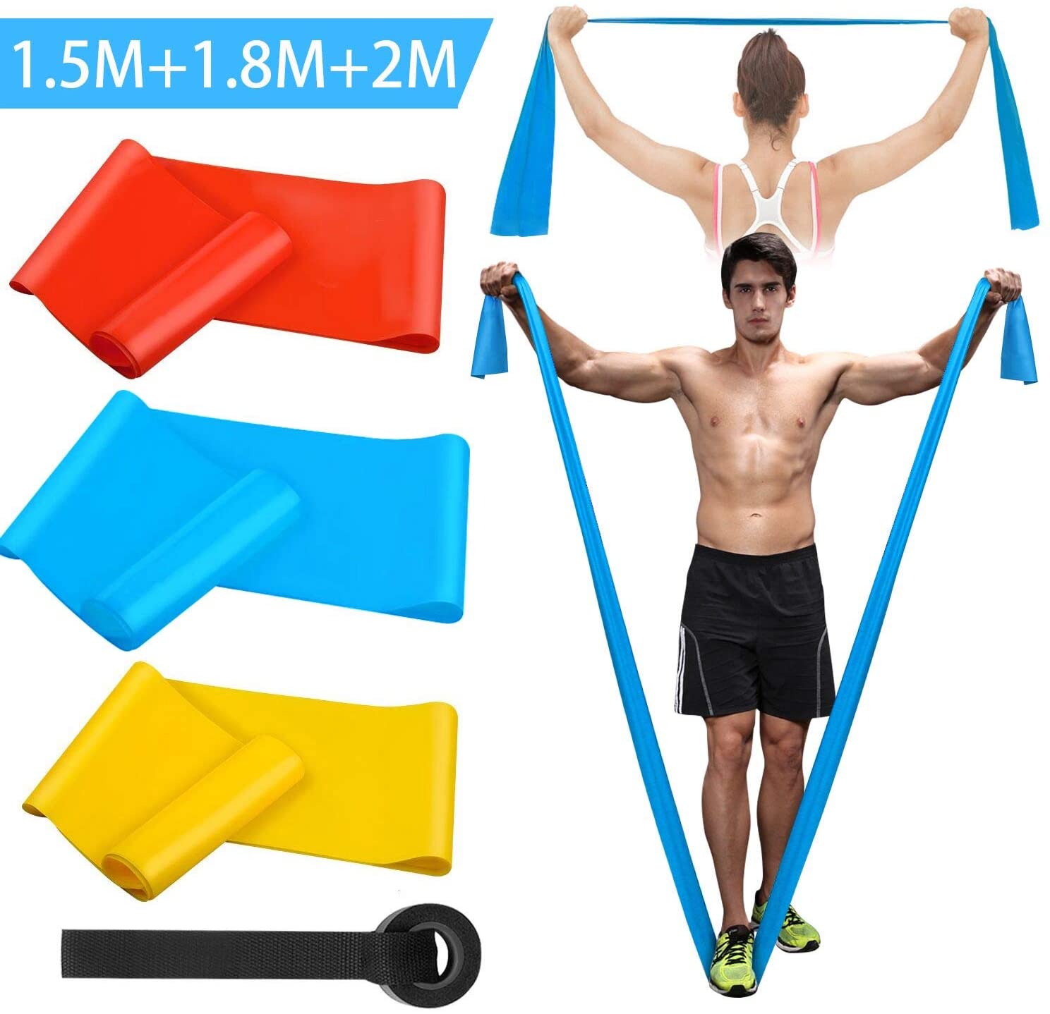 Crossfit Accessories - Bandes de Fitness élastiques 3 pièces