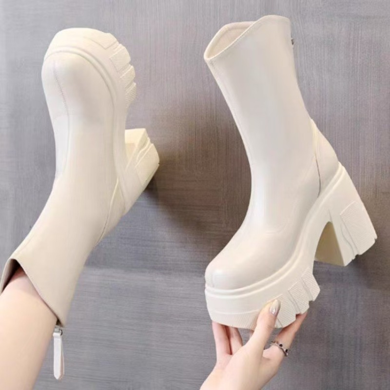 Crossfit Lady - Bottines Chelsea rétro pour femmes à